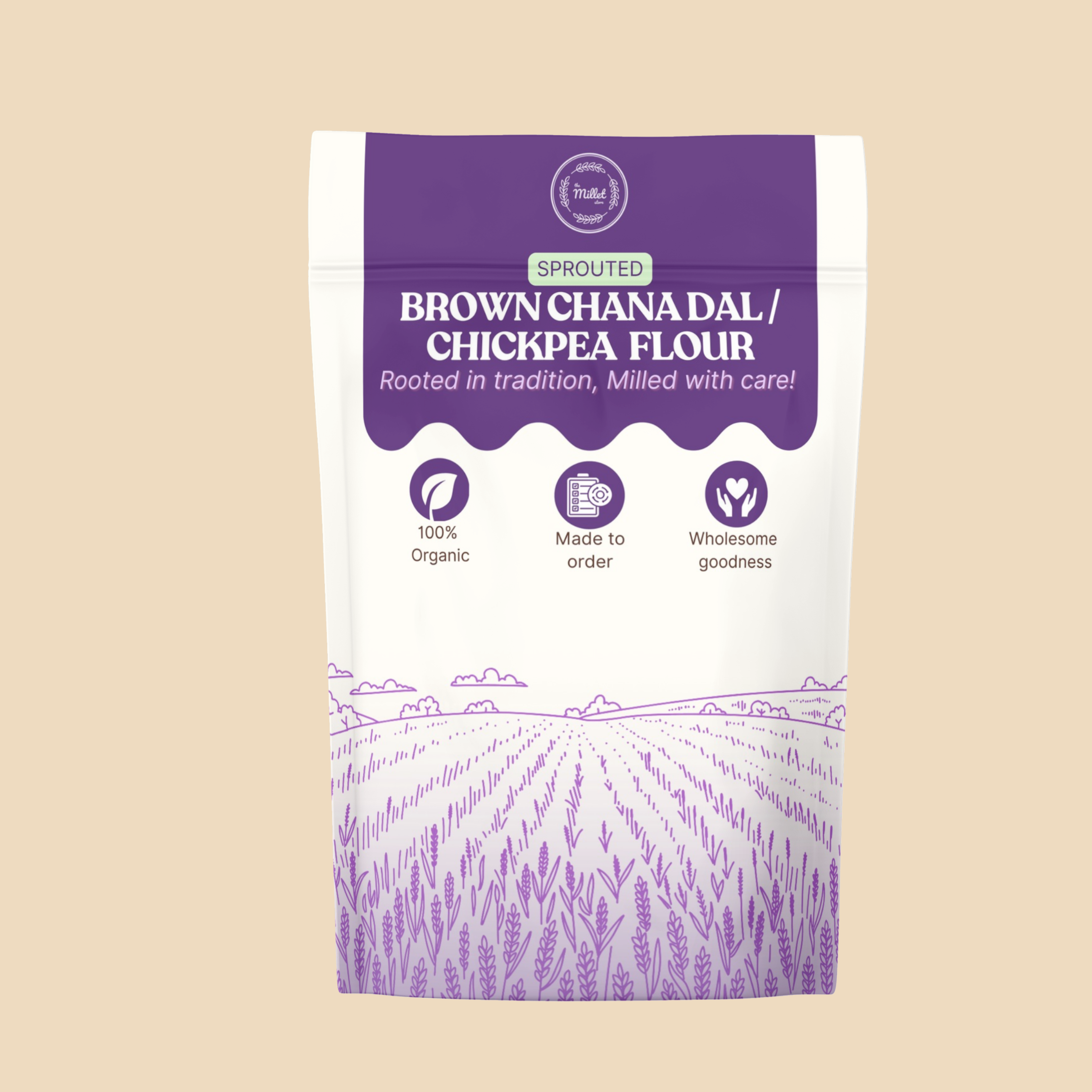 Sprouted Brown Channa Dal flour - Image 1