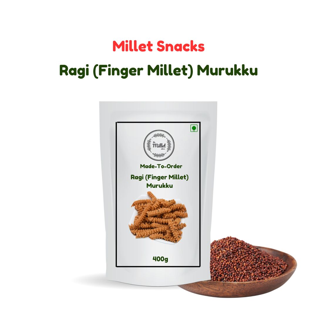 Ragi Murukku | Finger Millet Murukku - The Millet Store