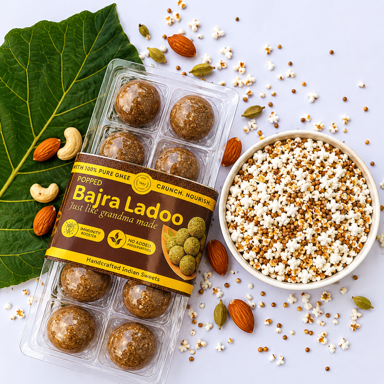 Popped Bajra Laddu 