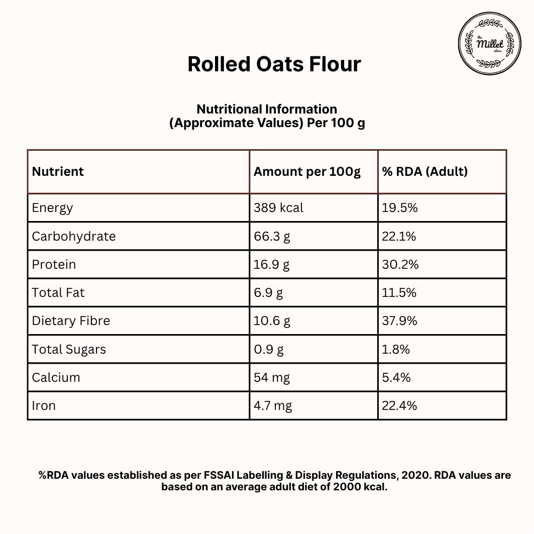 Rolled Oats Flour  - Image 4