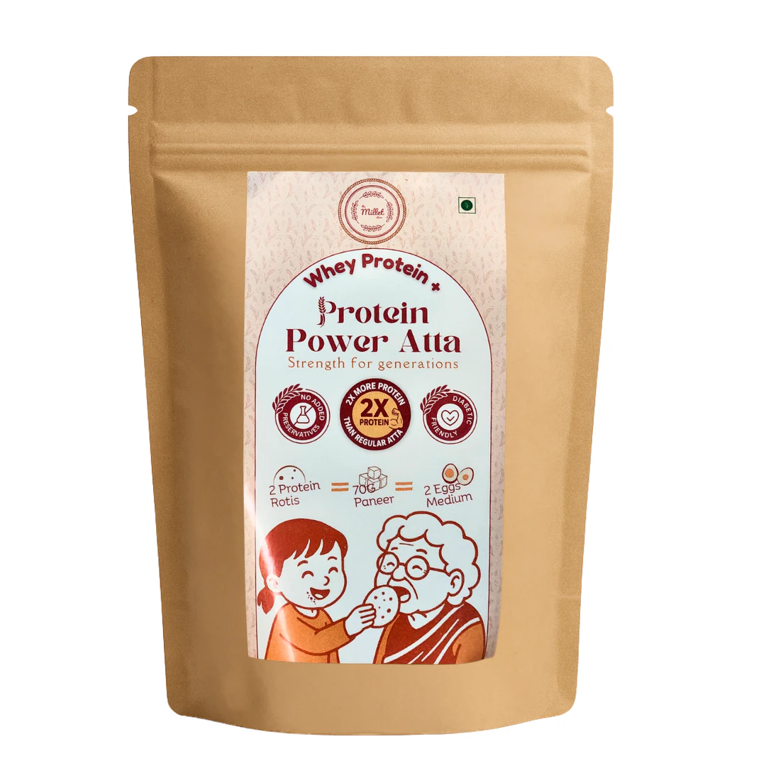 Protein Power Atta - Whey Pro+ - The Millet Store