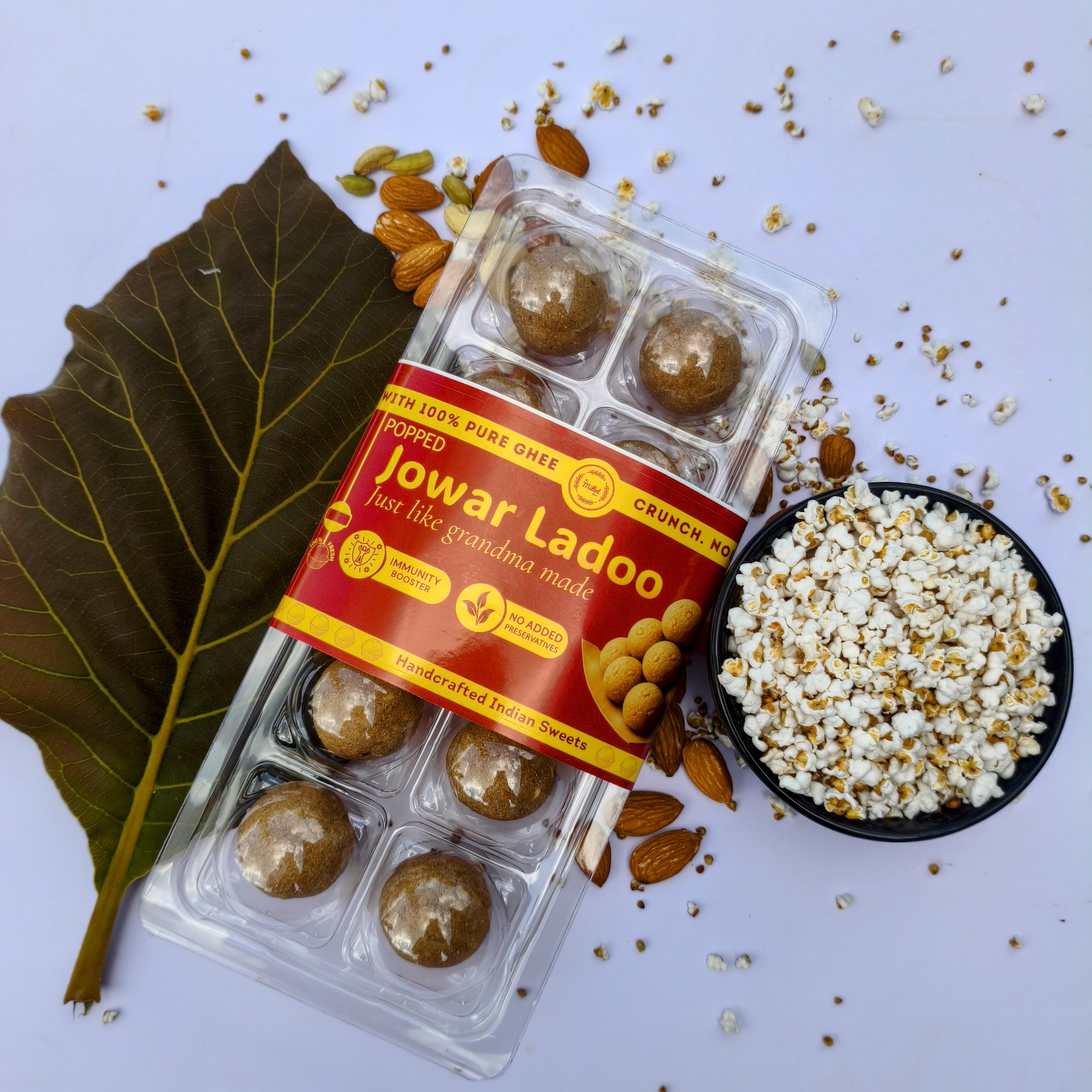 Popped Jowar Laddu