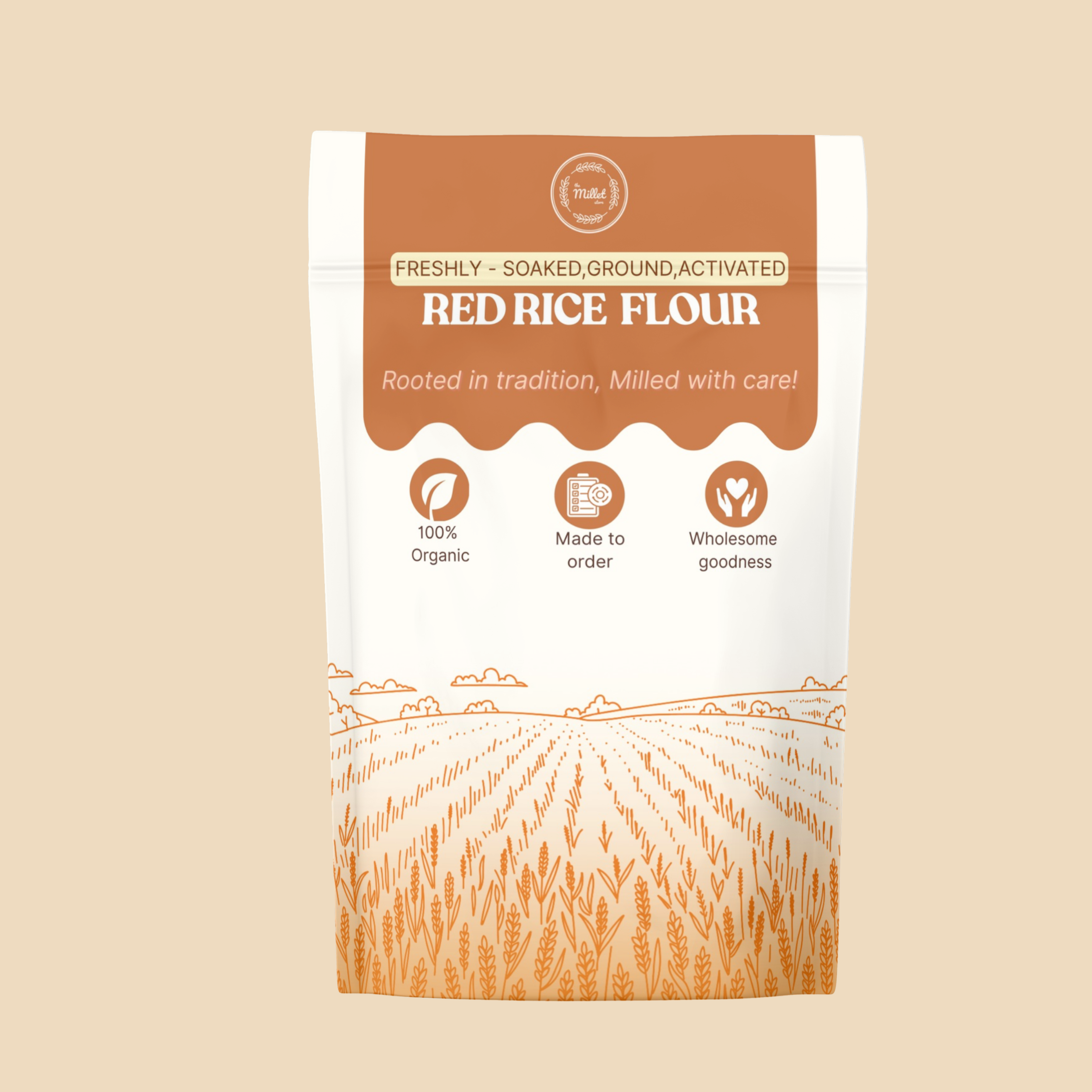 Soaked | Activated Red Rice Flour - The Millet Store