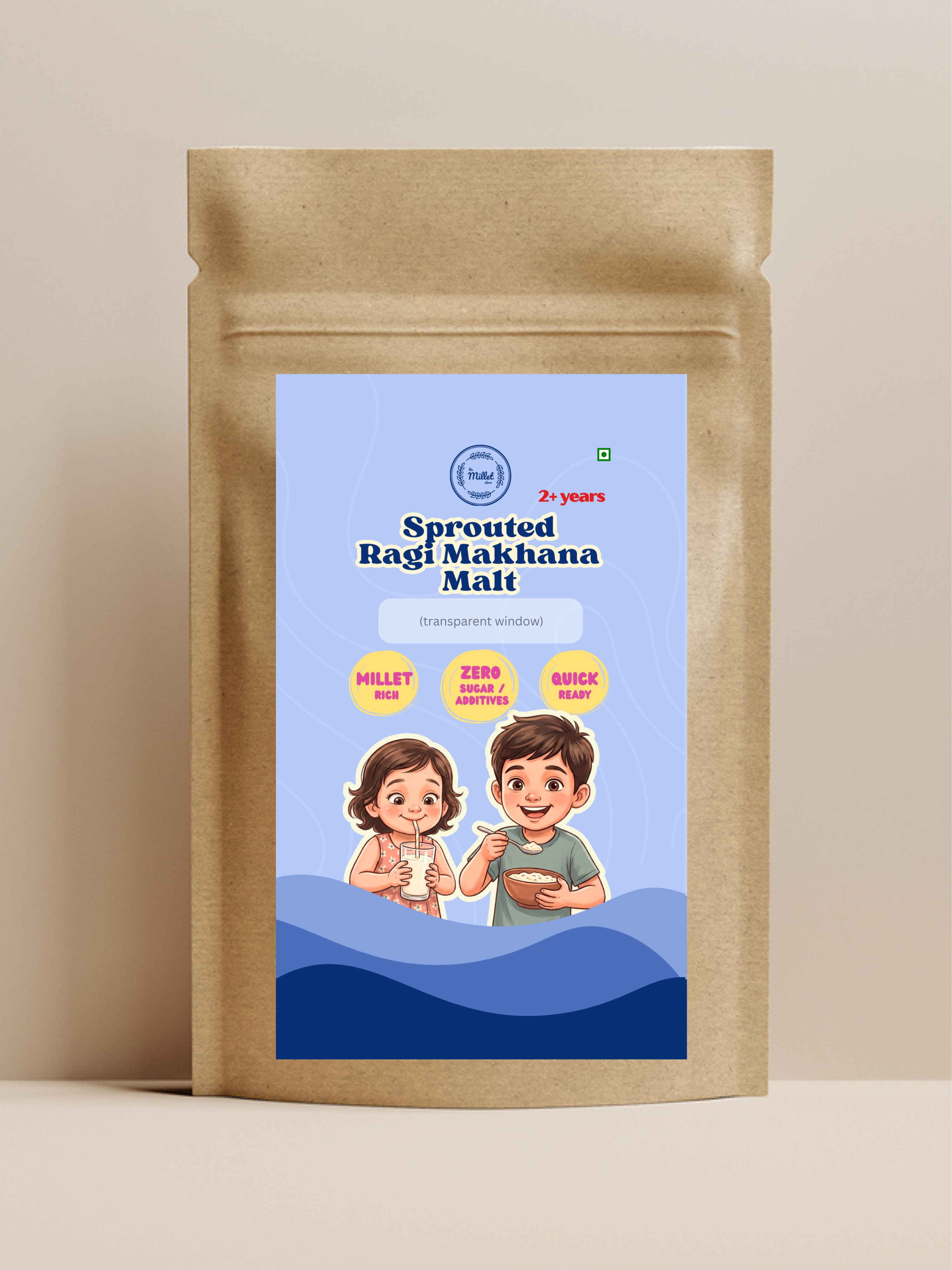 Instant Sprouted Ragi Makhana Drink Mix  | 2+ years